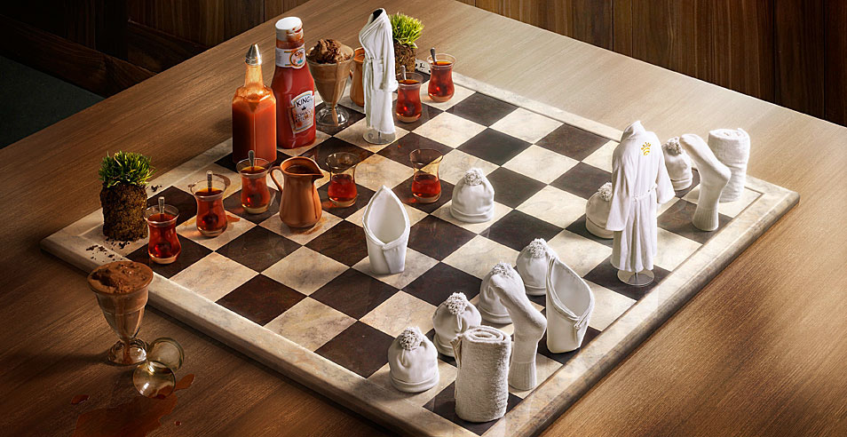Ace Whites chess clothes Food 