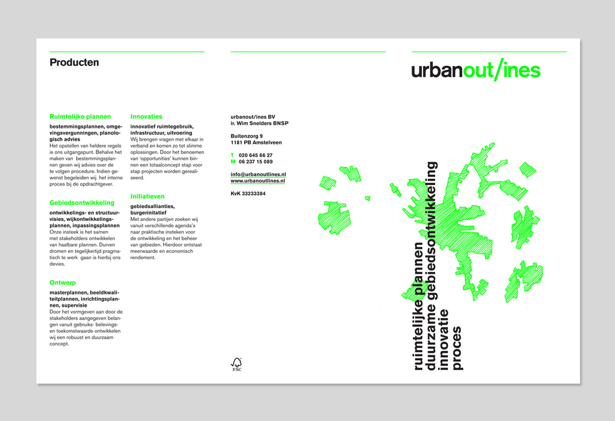 architecture Space  Urban outlines urbanoutlines ok200 amsterdam folder Promotion urbanstructure graphic design  art dircetion
