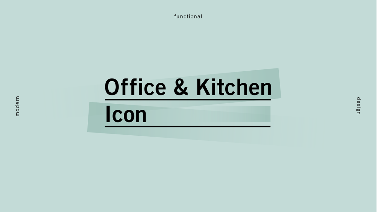 #progettazionegrafica #motiongraphic #interactiondesign #inspire #iconset #office #kitchen