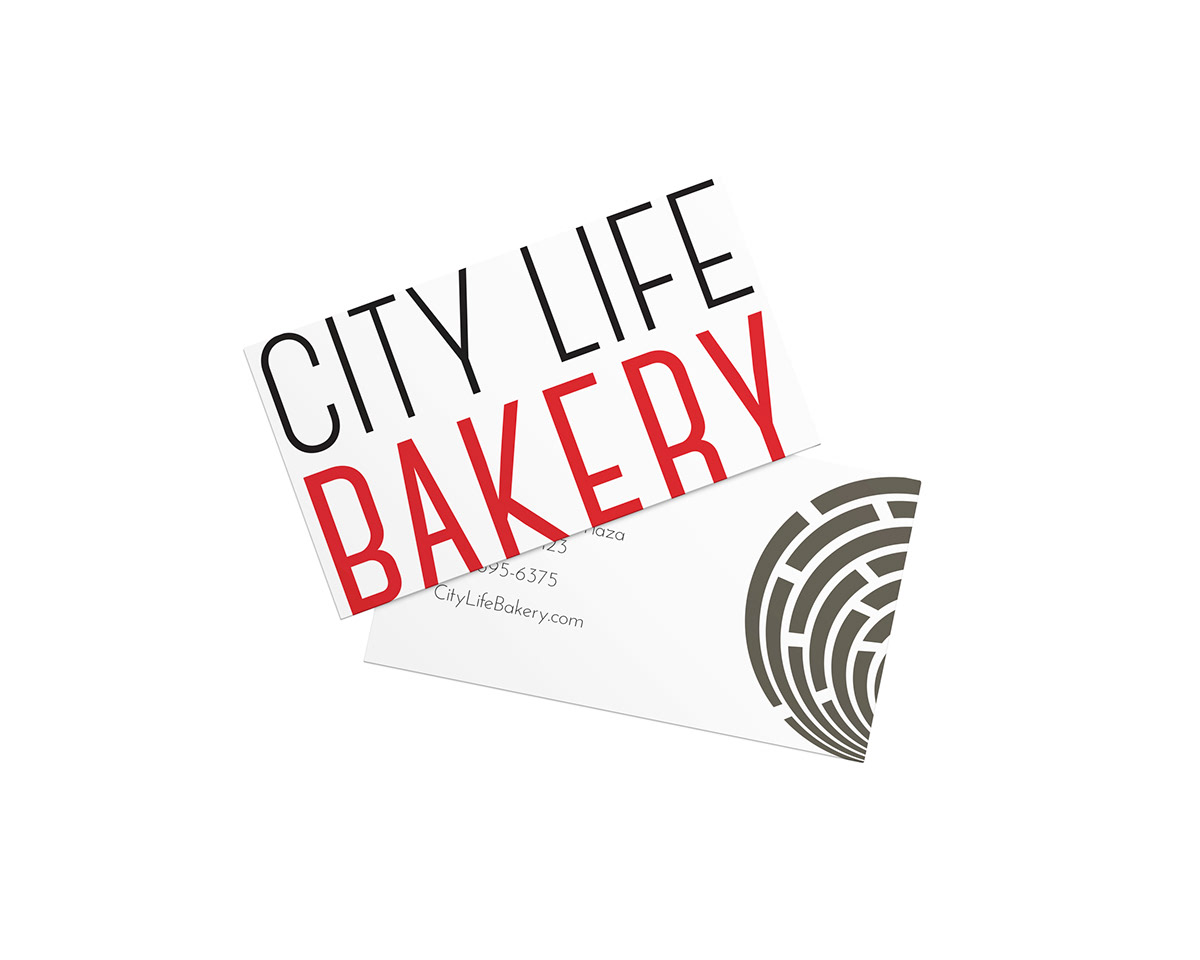 bakery City Life rebranding package cup to go mug Website signs Signage
