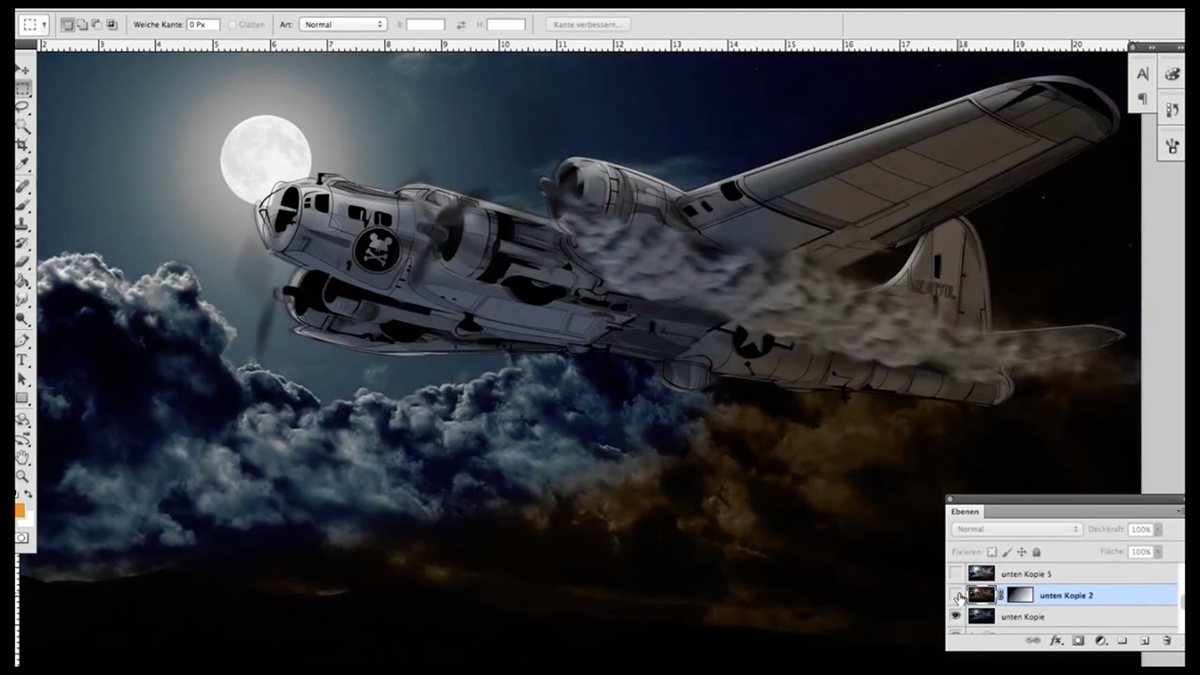 neatful  art  plane air SKY bomber cloud War moon