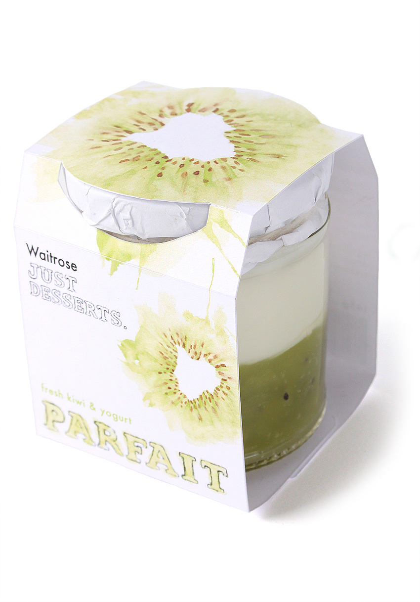 Fruit dessert Waitrose yogurt paint parfait fresh Packaging student
