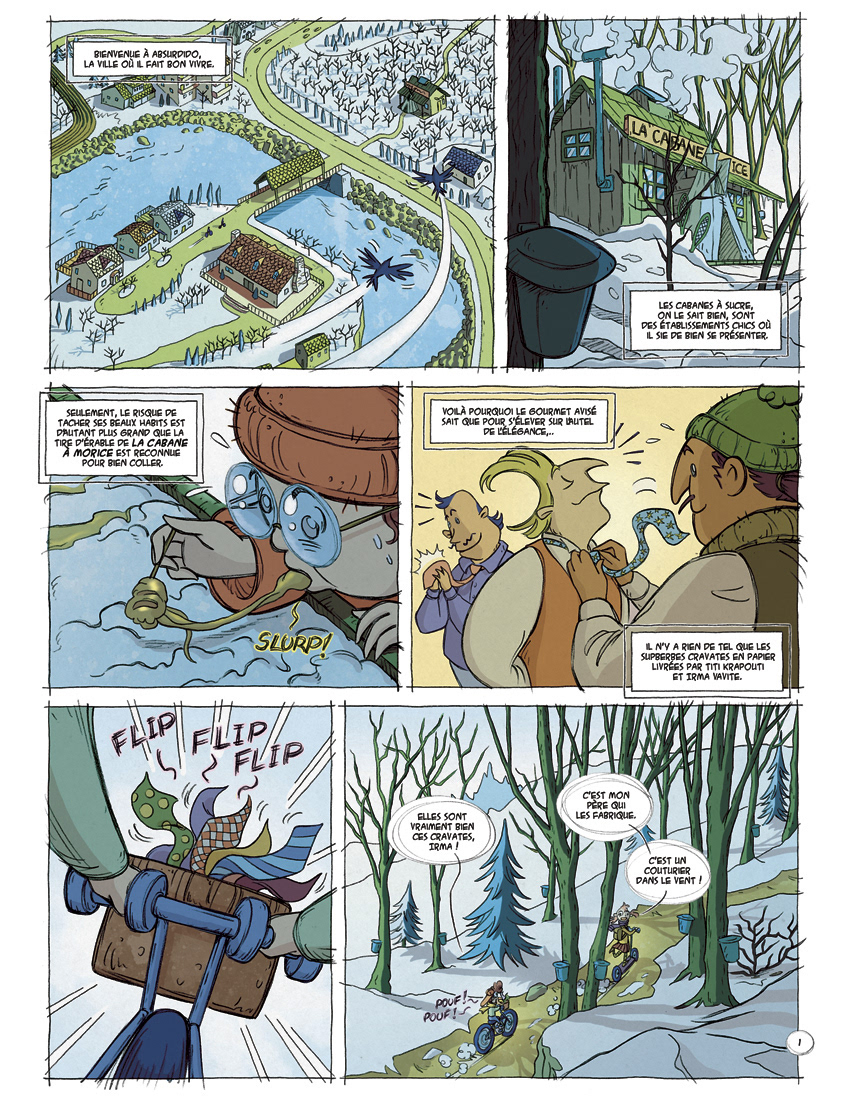 Titi Krapouti  Stéphanie Leduc bande dessinée comics Glénat Québec