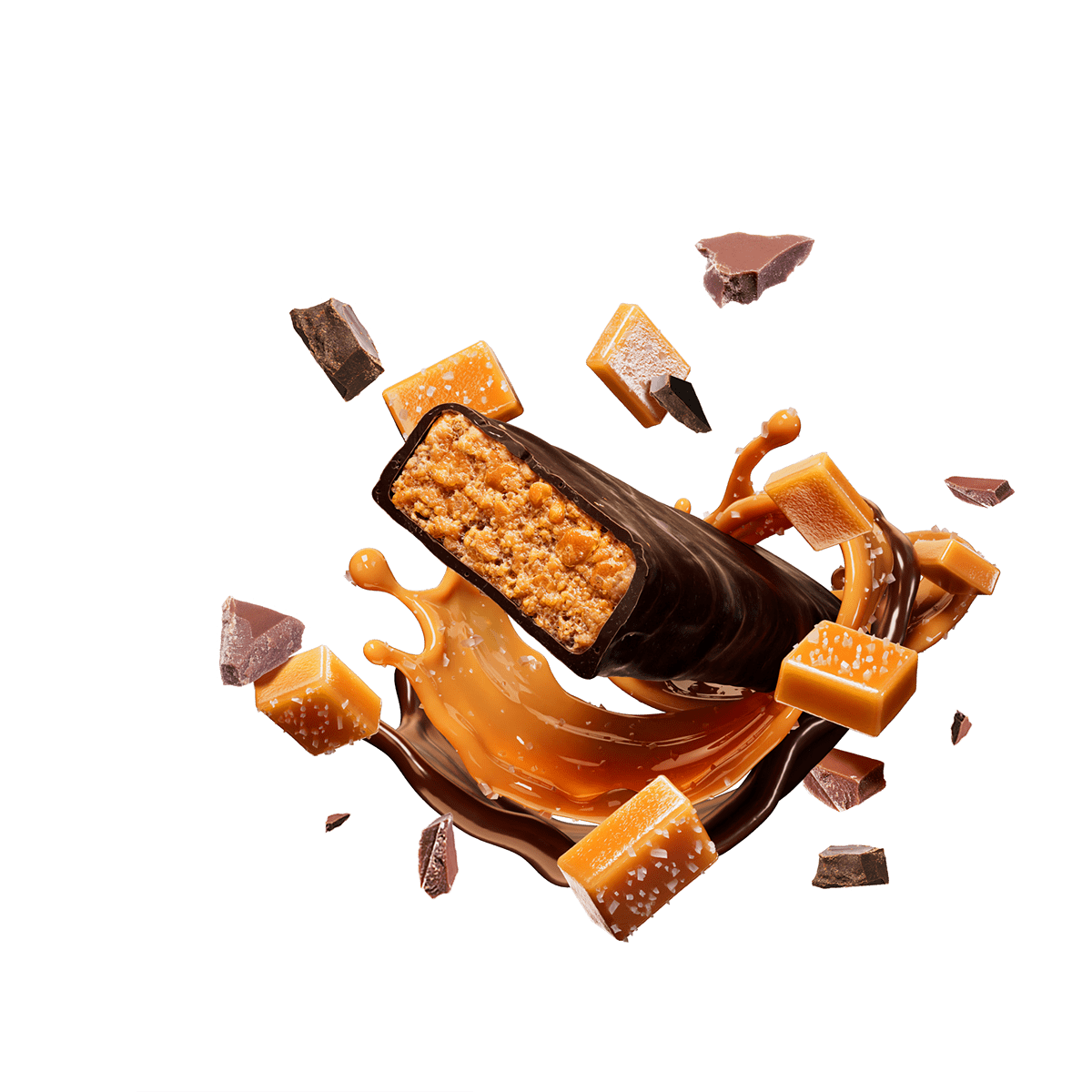 3D almond bar c4d CGI chocolat Food  food photography Liquid truffle
