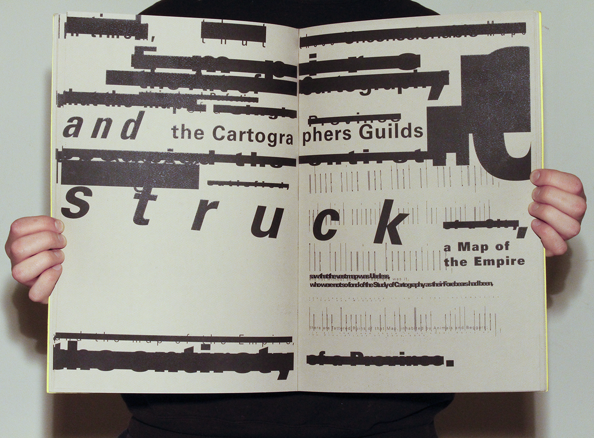 typograghy book design experimental type