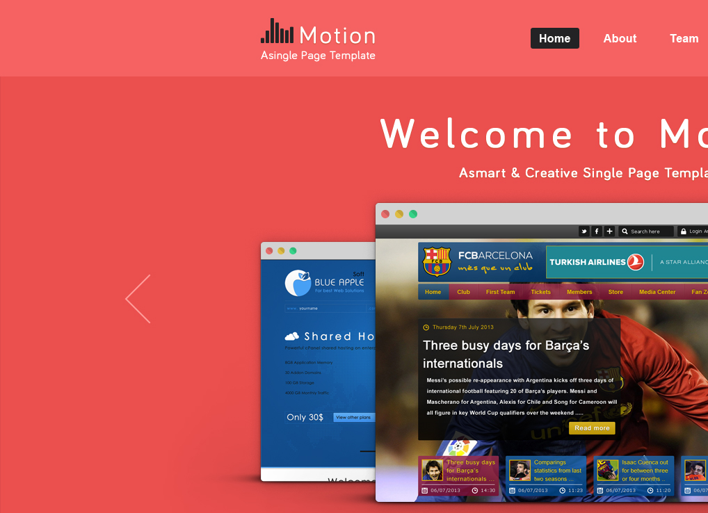 motion Motion Template free psd template flat ui flat UI download single page template Single Page Begha 7oroof.com web site template for free