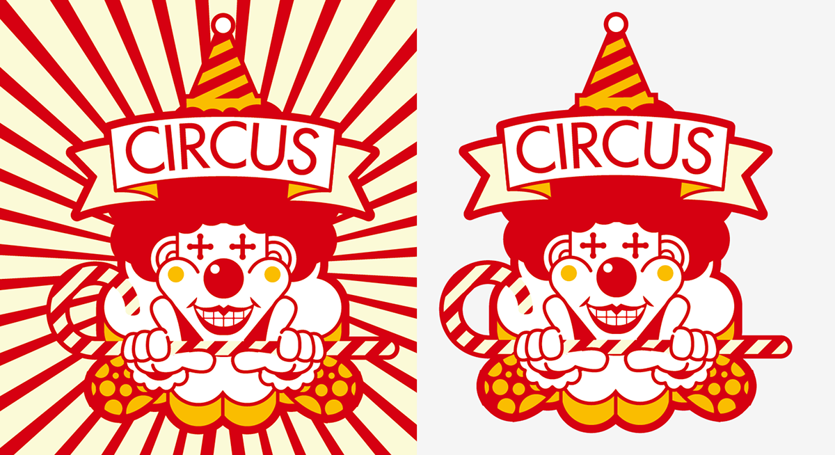 fatastic circus lovevector