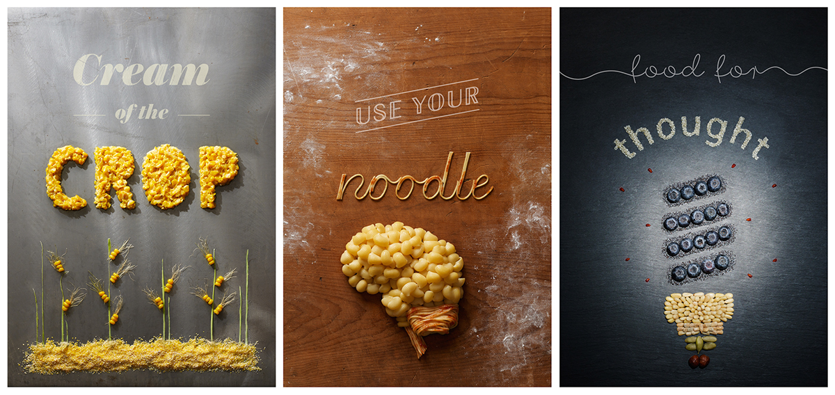 edible idioms food idioms food art food illustration food styling foodstyling food photography anna keville joyce annakevillejoyce Beth Galton new york city stine nielsen food typography
