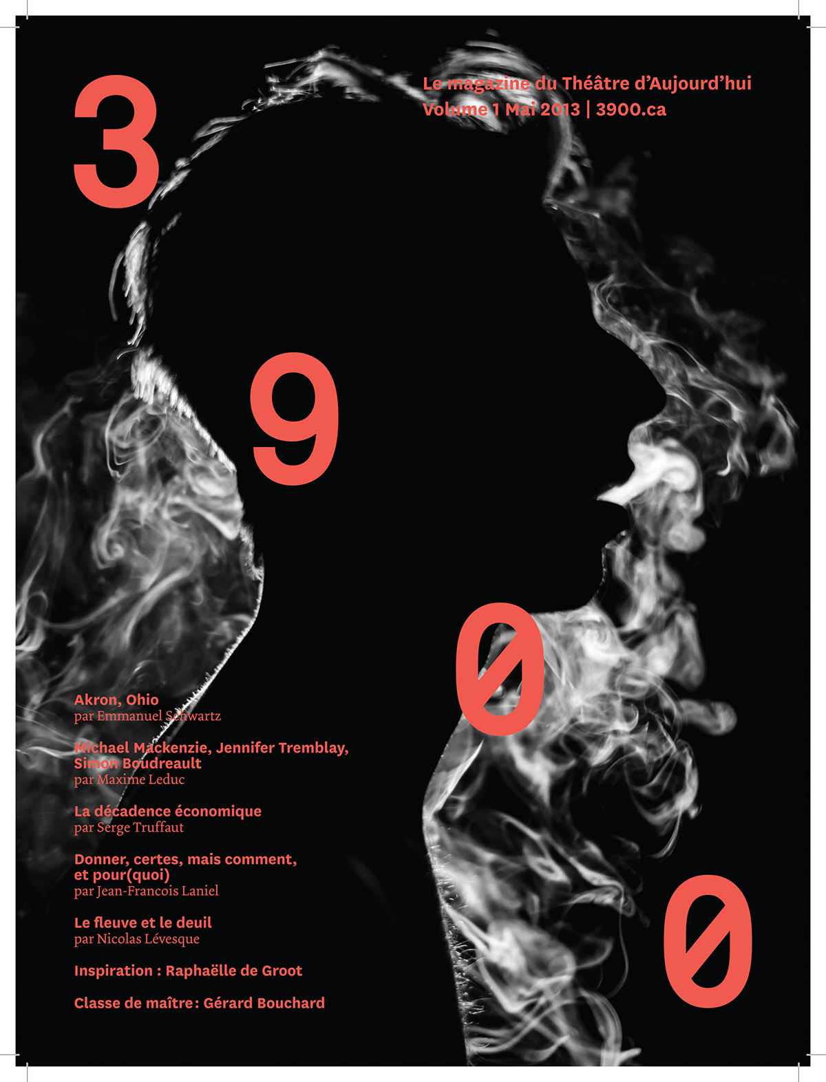 portrait cover magazine smoke