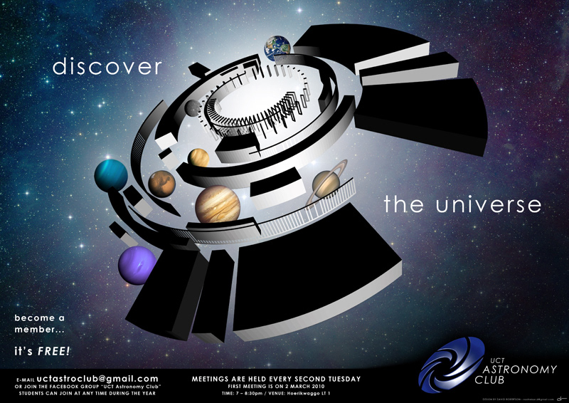 corporate identity brand logo Space  universe astronomy science uct club star planet solar system stars