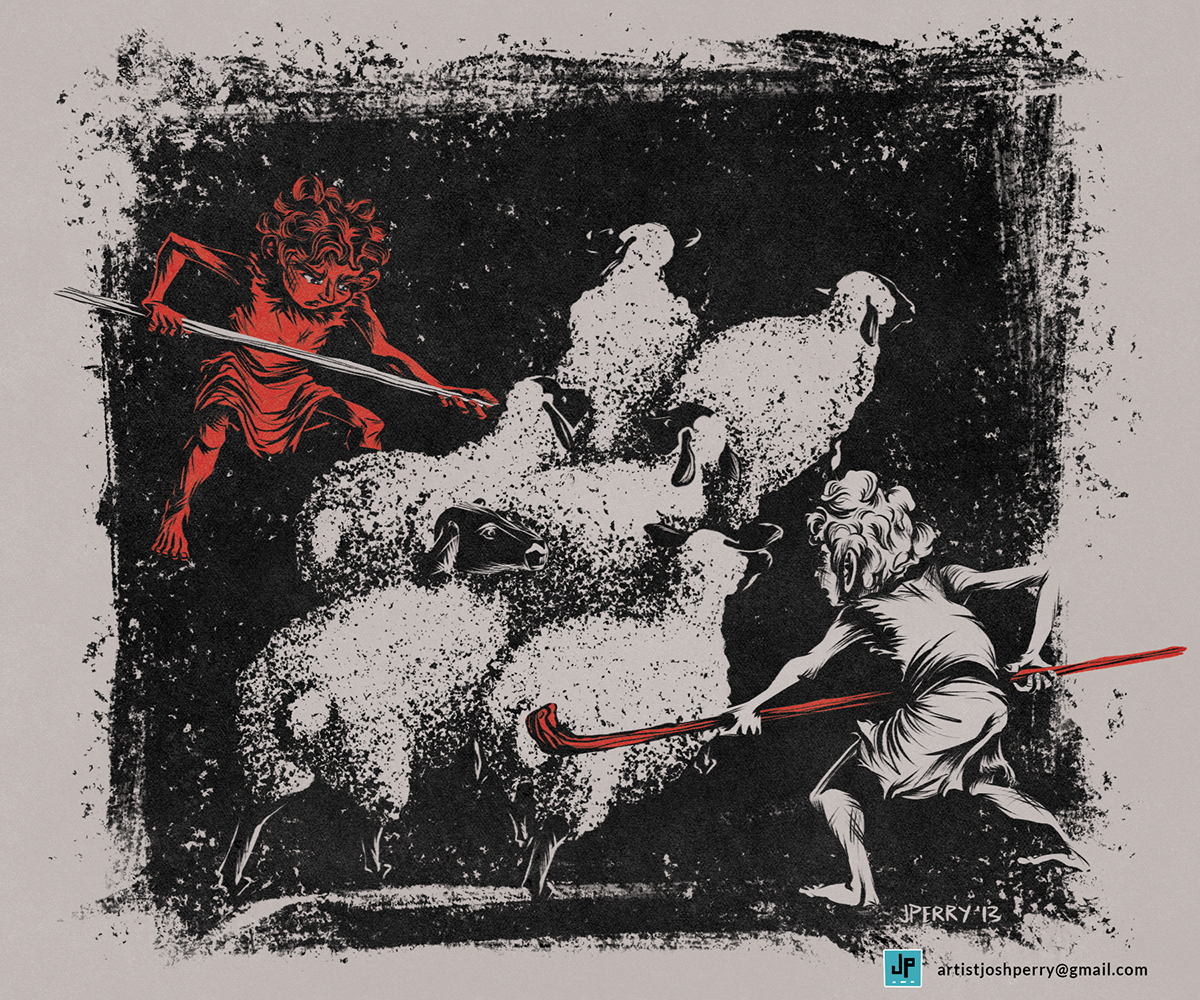 historical Rome mythology ILLUSTRATION  poster character art comic