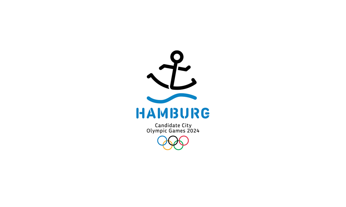Olympics Olympic Games Corporate Design branding  Corporate Identity graphic design  logo hamburg hojin kang olympic candidate city