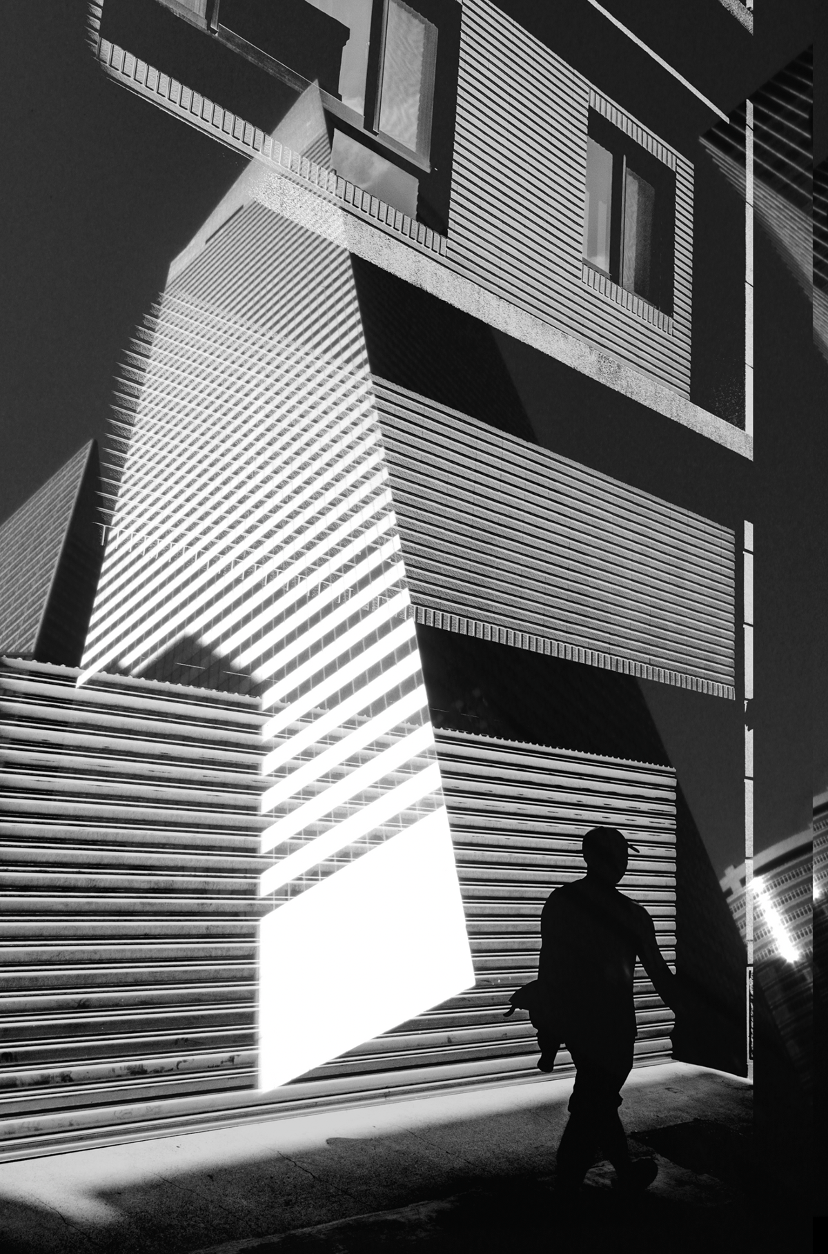 Architecture Photography black and white cityscape conceptual fine art manipulation people Photography  street photography imaginary
