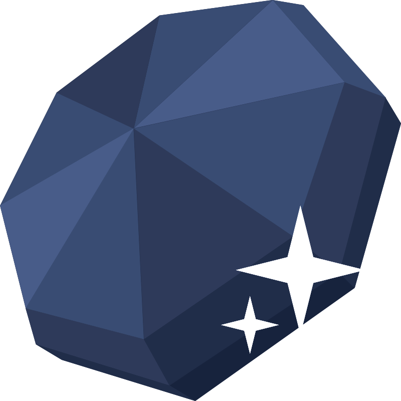 stylized stone vector triangular Roblox Gems crystals