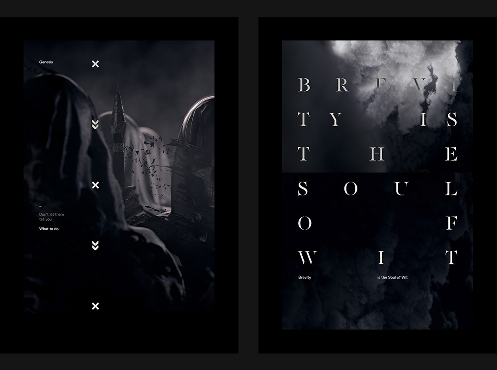 design art motion experimental 'Film'  generative print posters surreal dark Moody