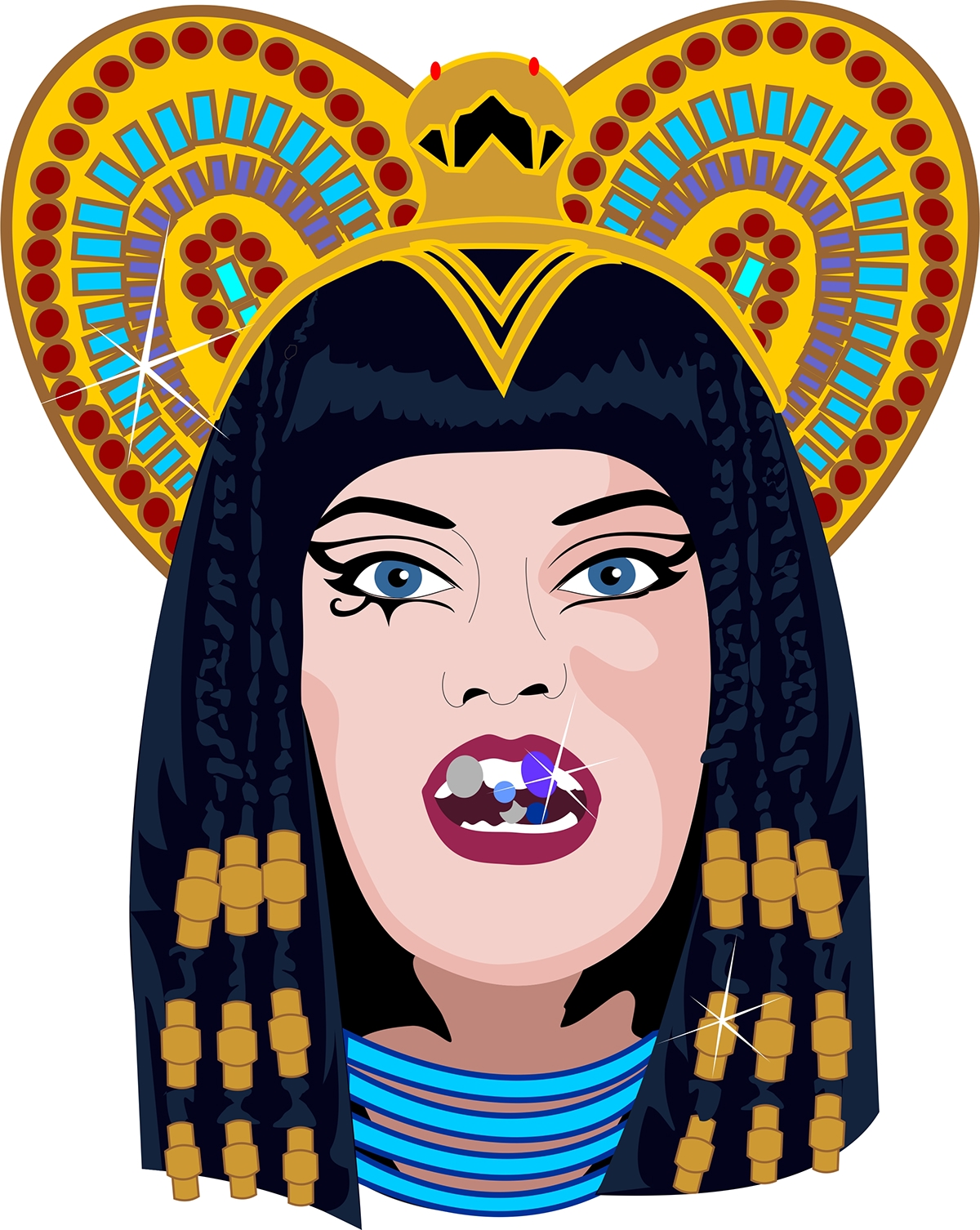 vexel Katy Perry vector profile portrait vexel portrait PORTRAIT KATY PERRY