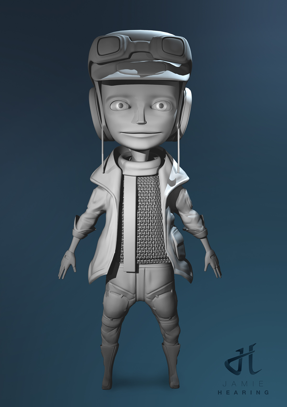 Maya character modeling Zbrush Pilot