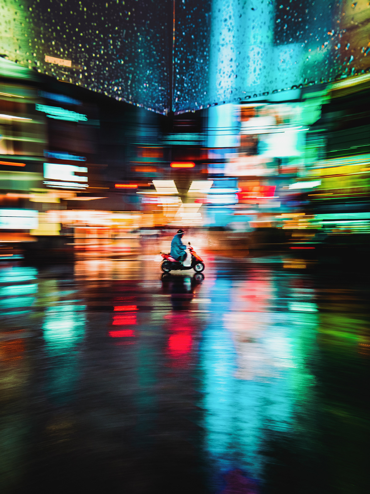 Art Director cinematic city japan night night photography Photography  rain streetphotography Urban
