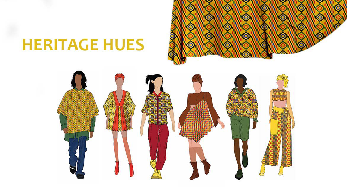 Africantextiles digital Kente Cloth pattern seamless textile textile design  TEXTILEPRINT traditional traditional illustration
