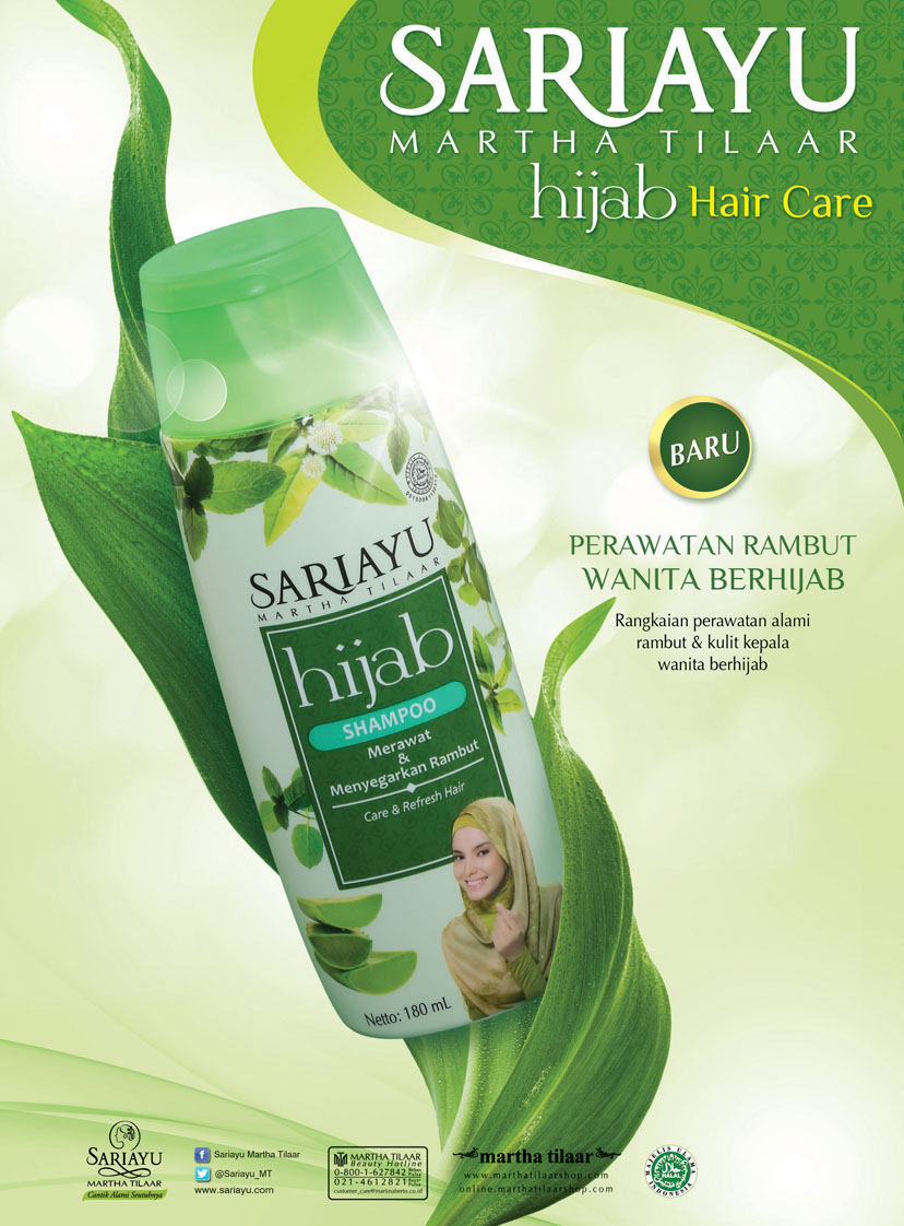 Sariayu Martha Tilaar Sariayu Hijab Hair Care Series muslim hijab women Rifky Pramana Hady creative style leaf natural