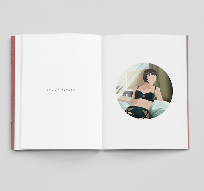 graphic design editorial portfolio designer book brochure minimal less