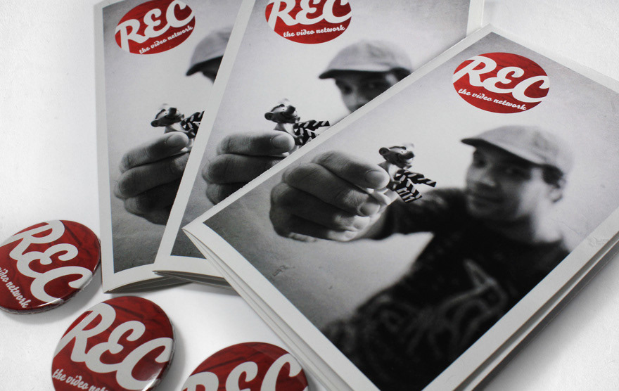 rec Eight Eight Studio Portugal print editorial brochure pin direction red dot