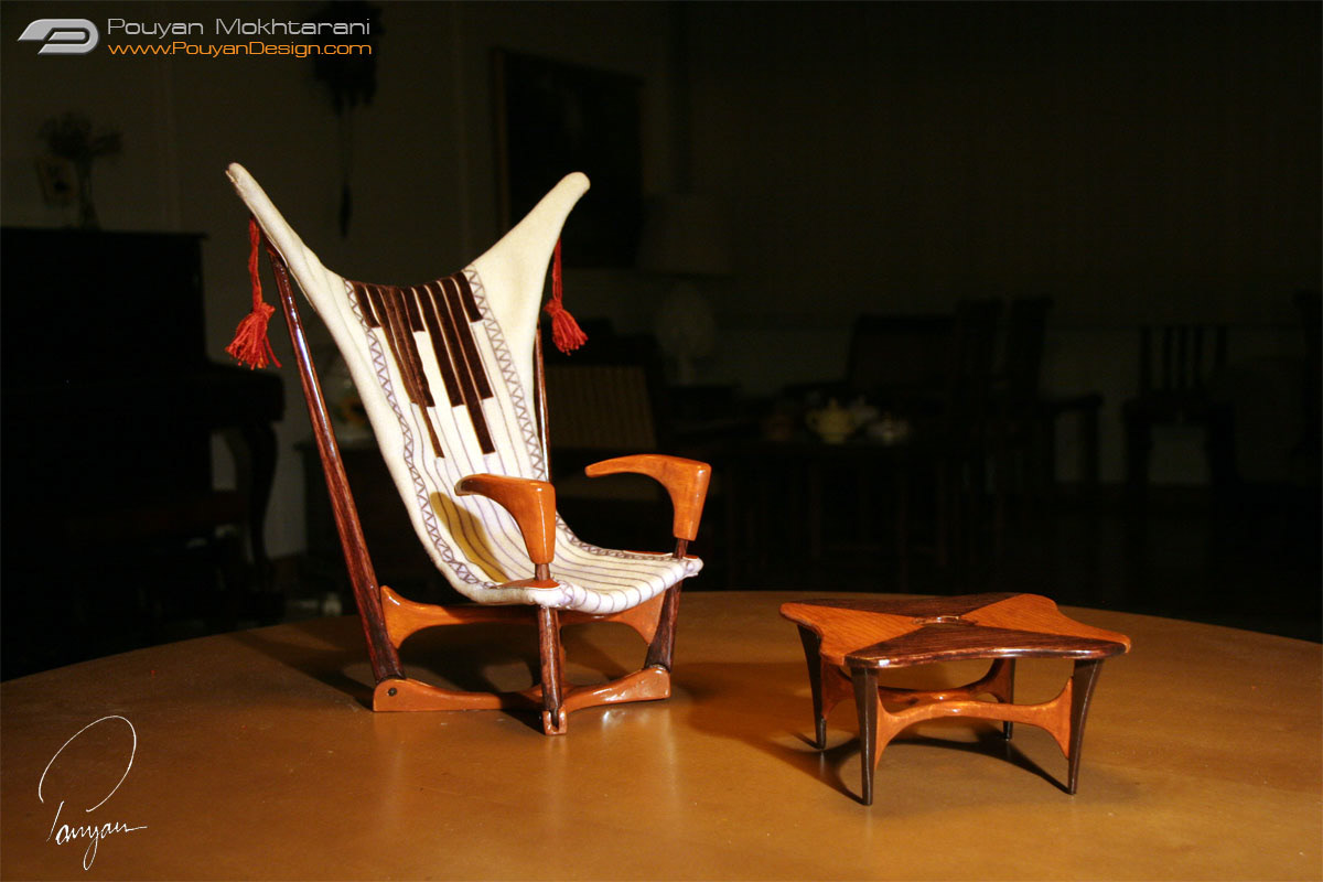chookha chair pouyan mokhtrani persian furniture design