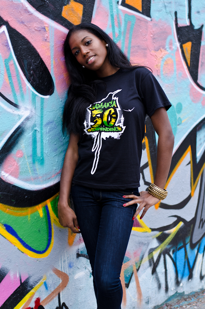 jamaica Independence models t-shirt