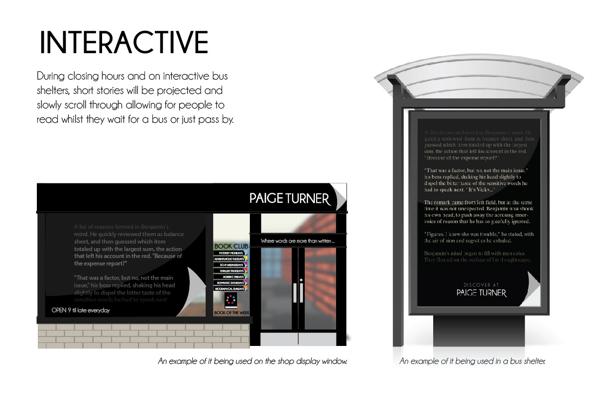 book  interactive paige page Turner turning store Highstreet high Street shop bookshop bookmark read Reading
