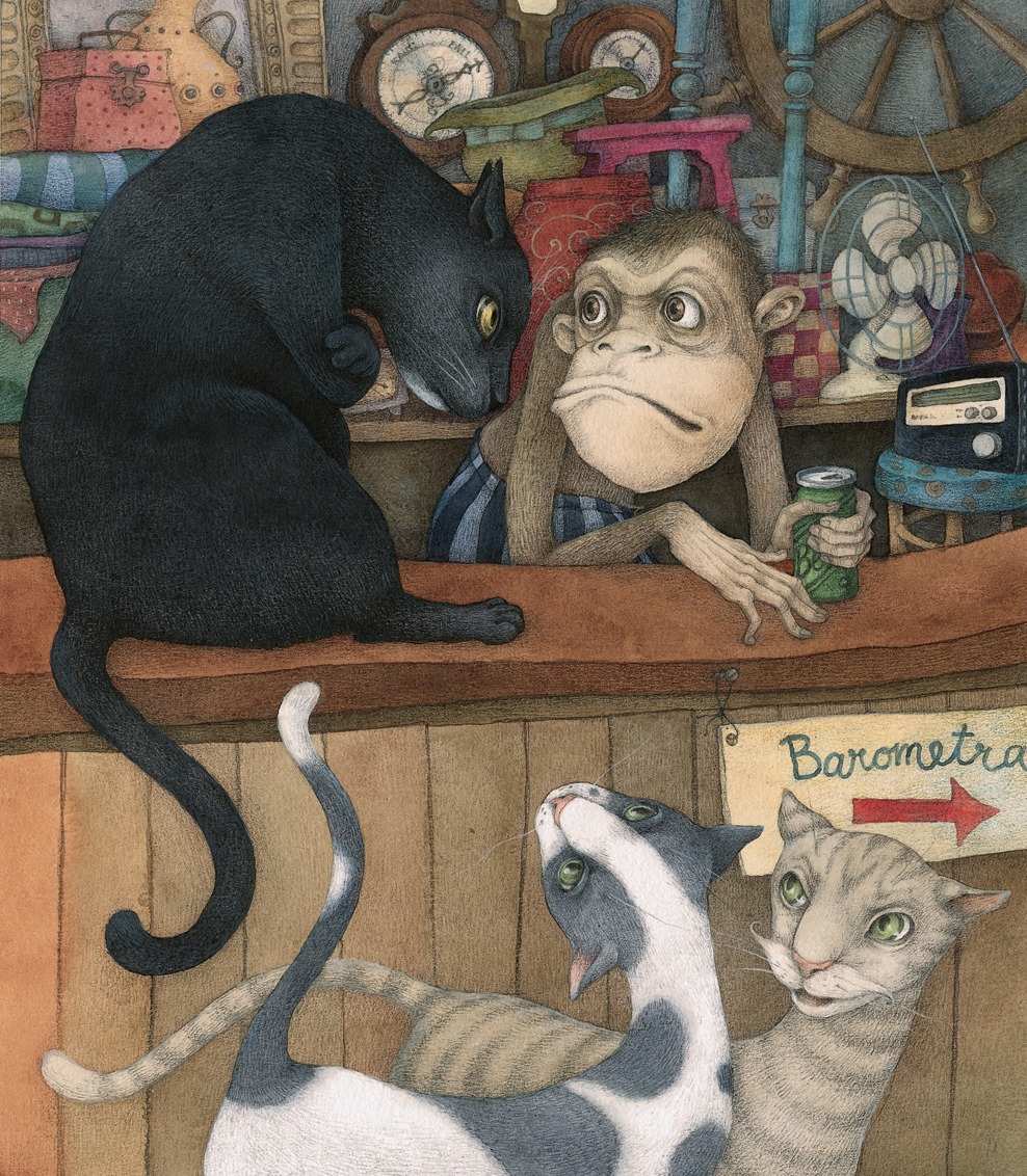 cats illustrations drawings children's book book pencils gouache story Character