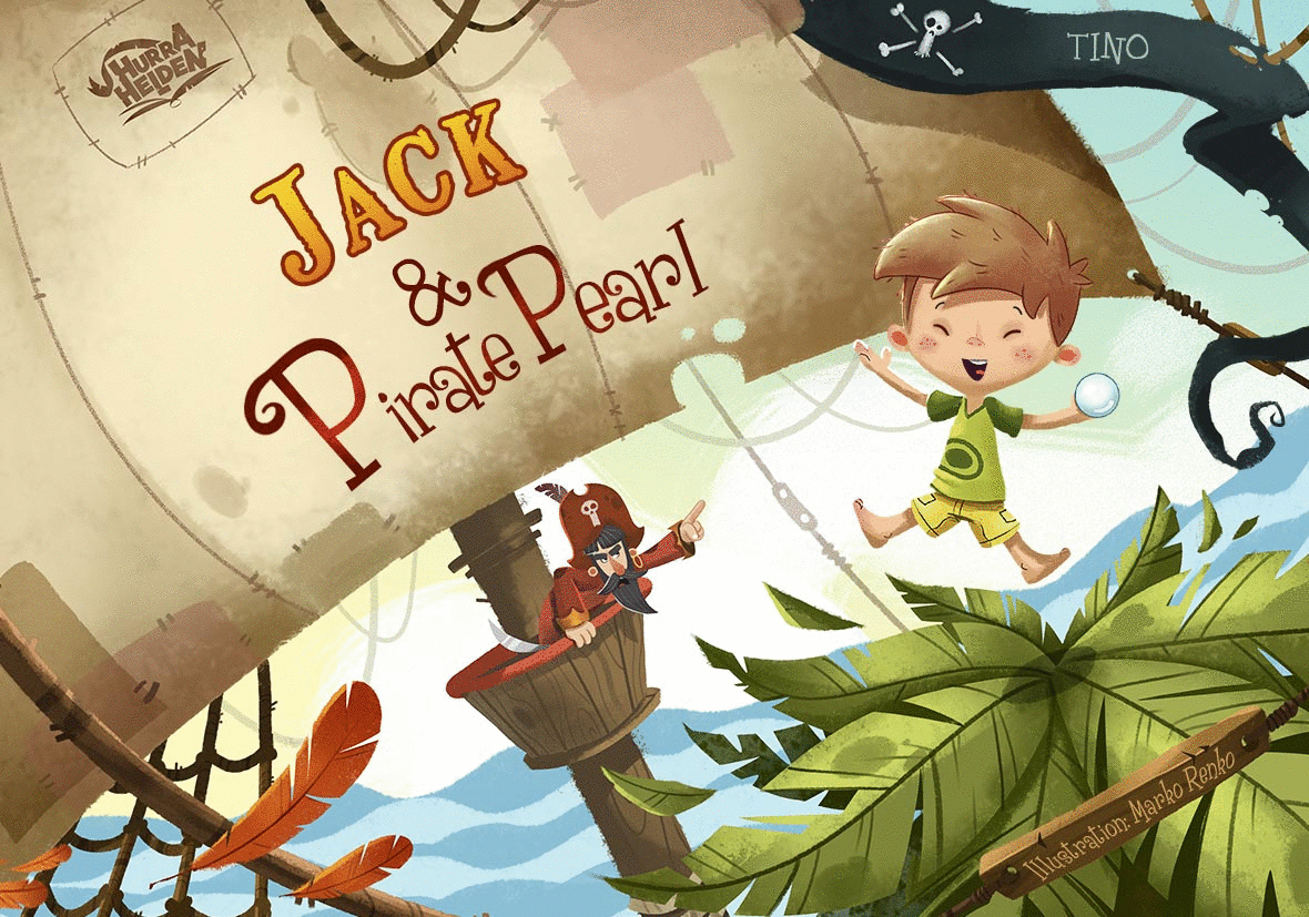 Picture book ILLUSTRATION  Character design  pirates sea story book