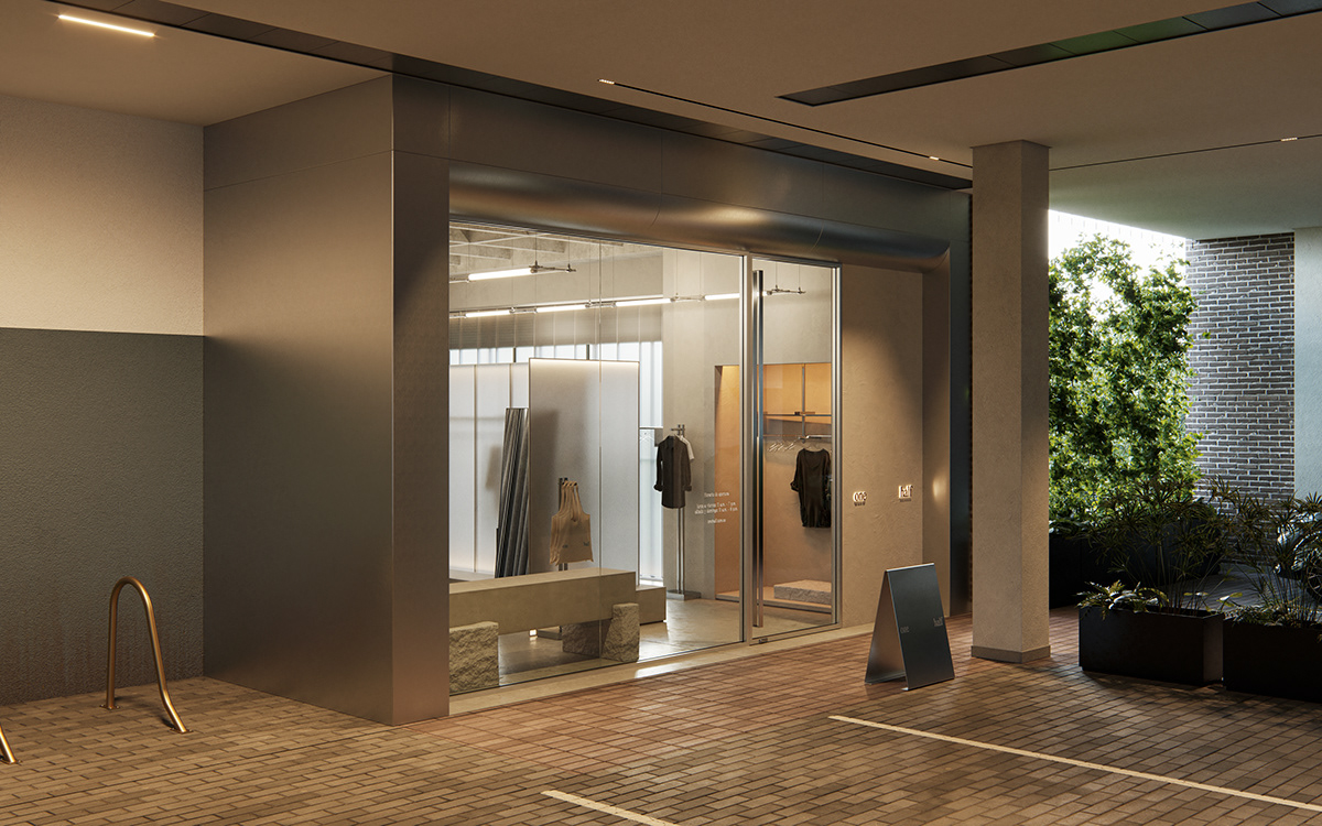 3ds max Render visualization vray CGI archviz interior design  store design Interior architecture