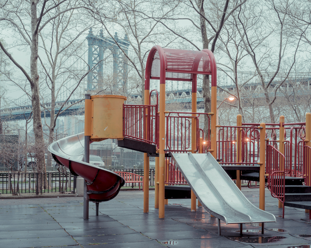 Playground americana Landscape Street kids Brooklyn