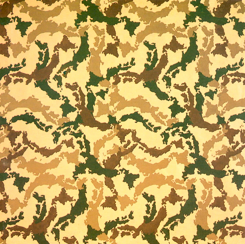 art camo camouflage Intarsia painting   PLEXIGLAS silkscreen