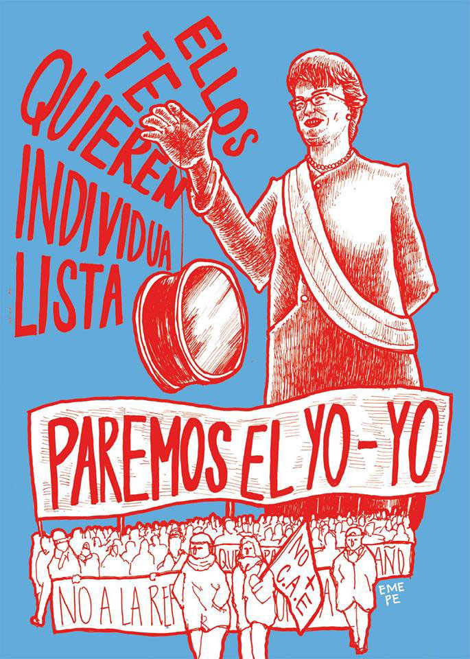 Compilado de afiches de la movilización estudiantil en Chile C2cfb328941353.55daa826b1628