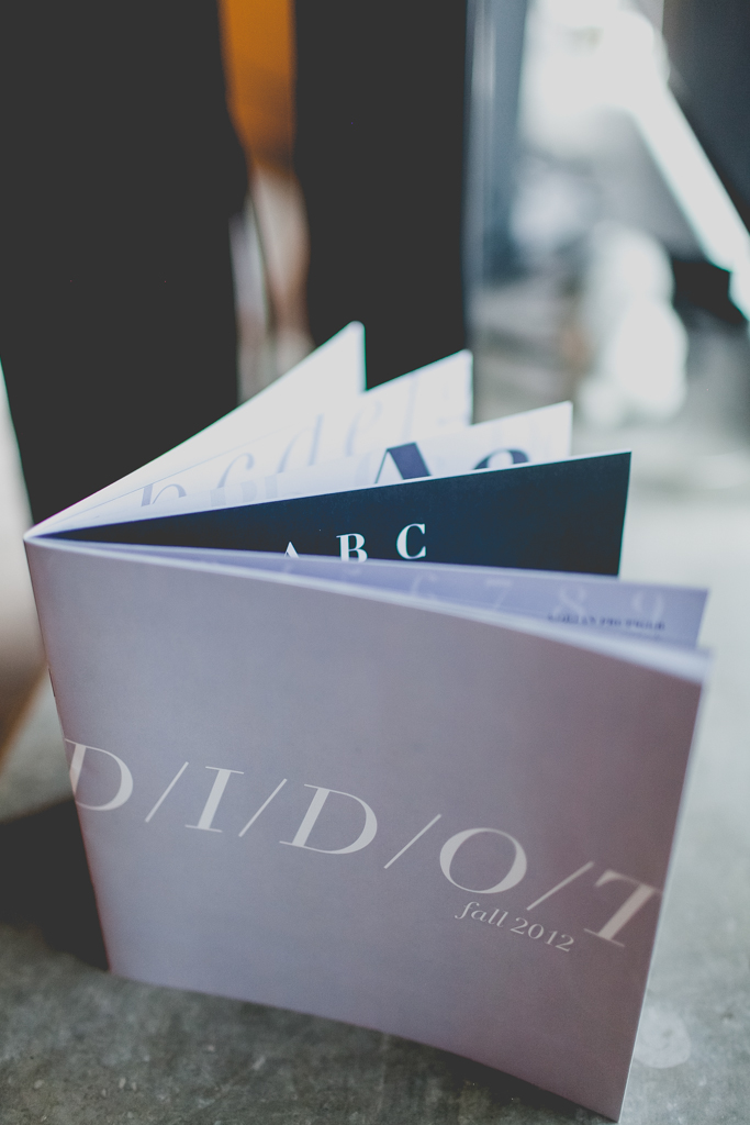 Didot  fashion type specimen book