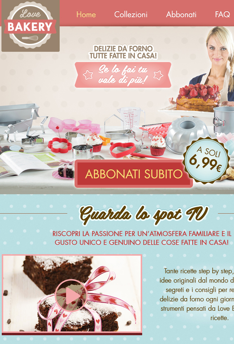cake Website site Sweets women cooking deagostini girls bakery bake off italia