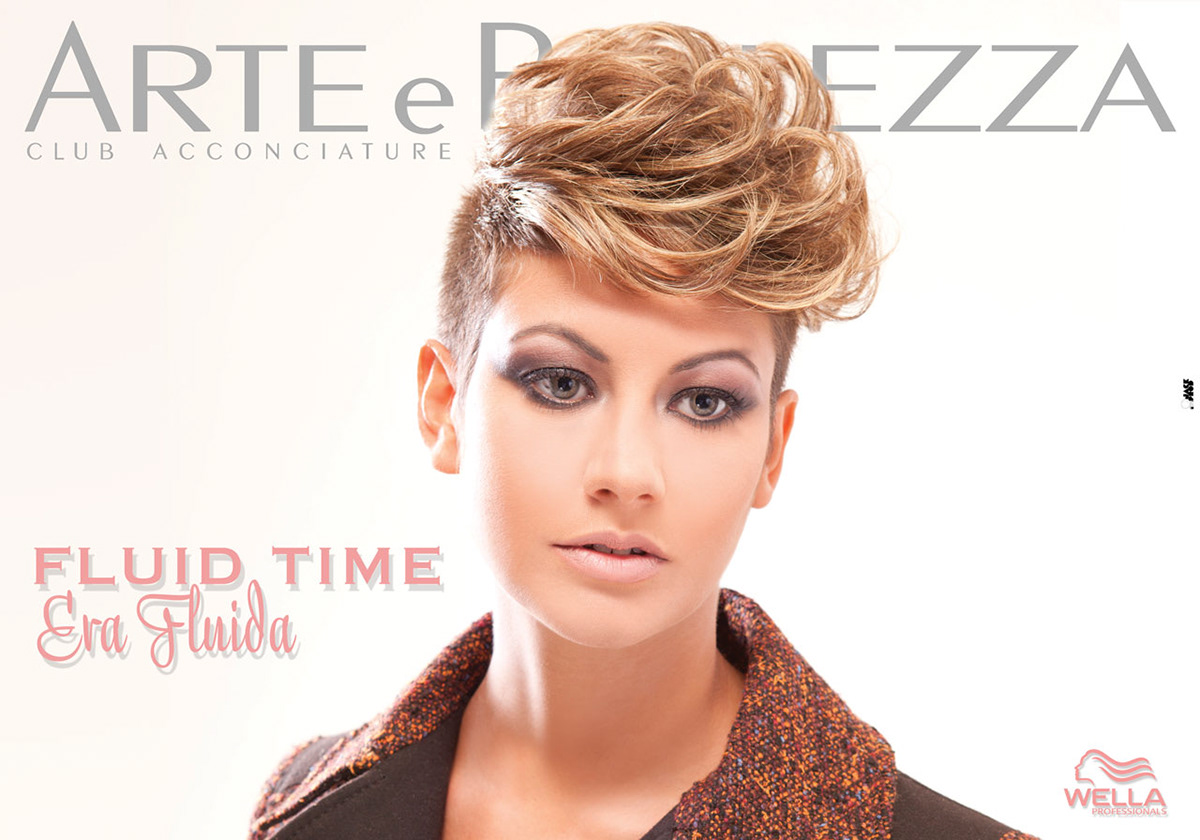 arte bellezza Wella hair Style lookbook2012/2013 bari