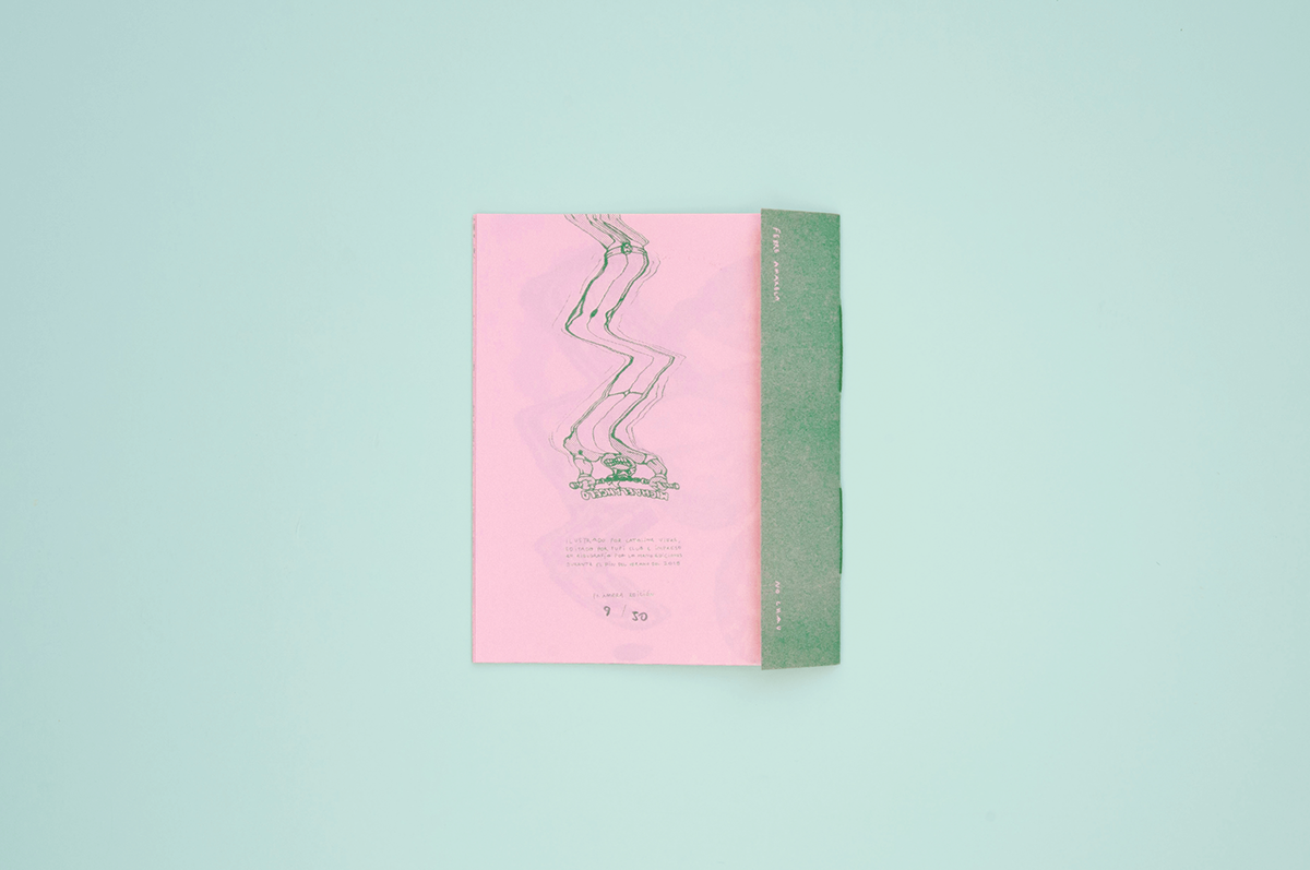 Riso ILLUSTRATION  Zine  fanzine Microeditorial Selfpublishing risograph pink Ninja Turtle graphic design 