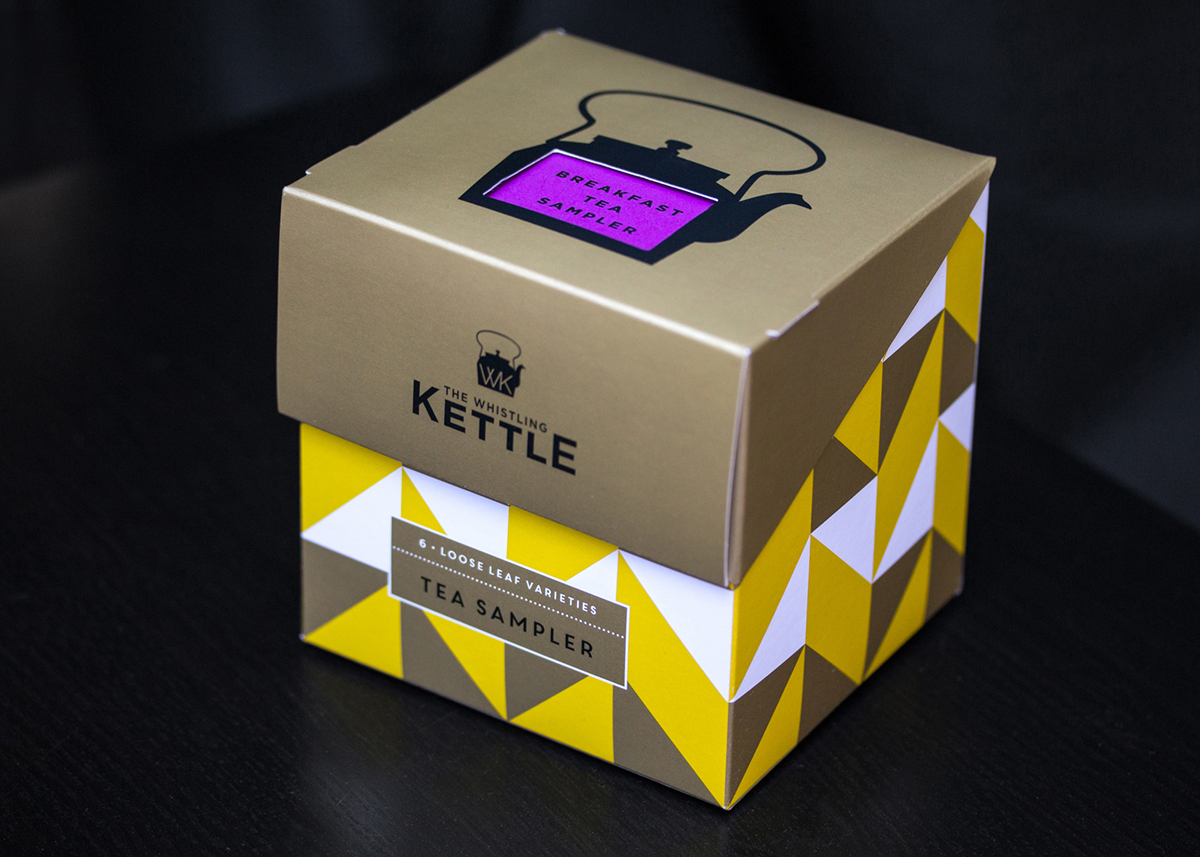 Packaging Metallics tea boxes branding 