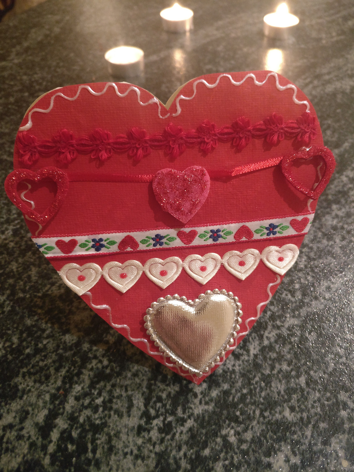 Handmade Card St. Valentine's card paper craft handmade