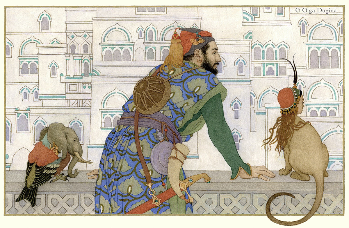 1001 nights arabian nights Sheherazade ILLUSTRATION  fairy tale book editorial artbook artwork oriental