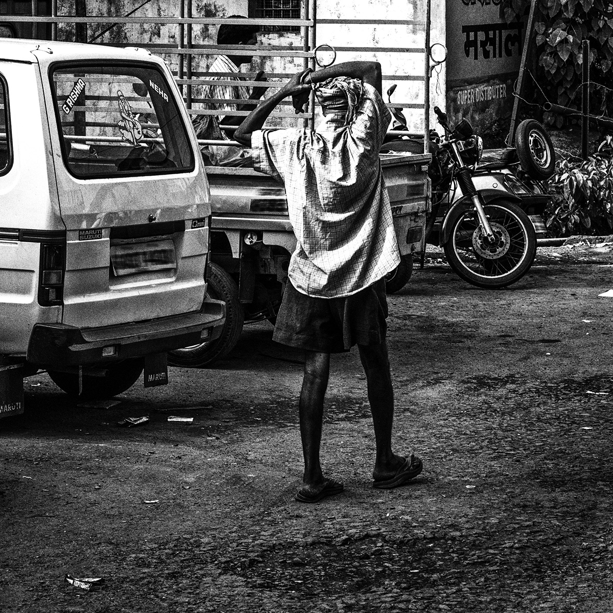 street photography black and white monochrome Street Goa