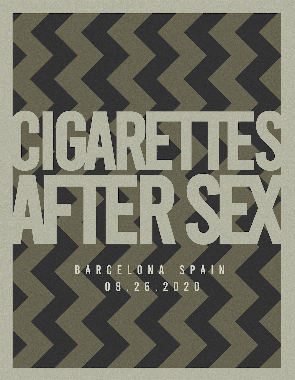 abstract cigarettes after sex concert ILLUSTRATION  typography  