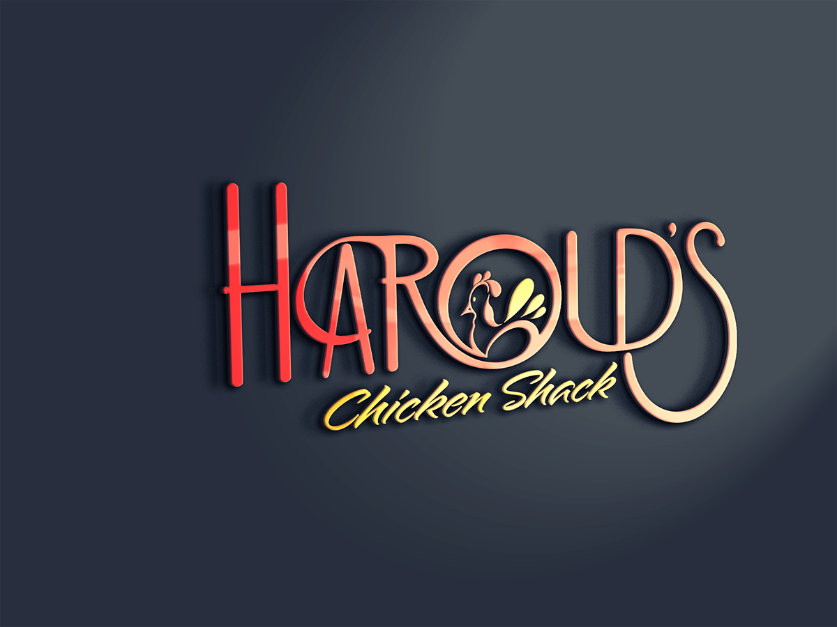 logo rebranding graphic design  brand identity restaurant Food  chicken design visual identity Harold's Chicken Shack