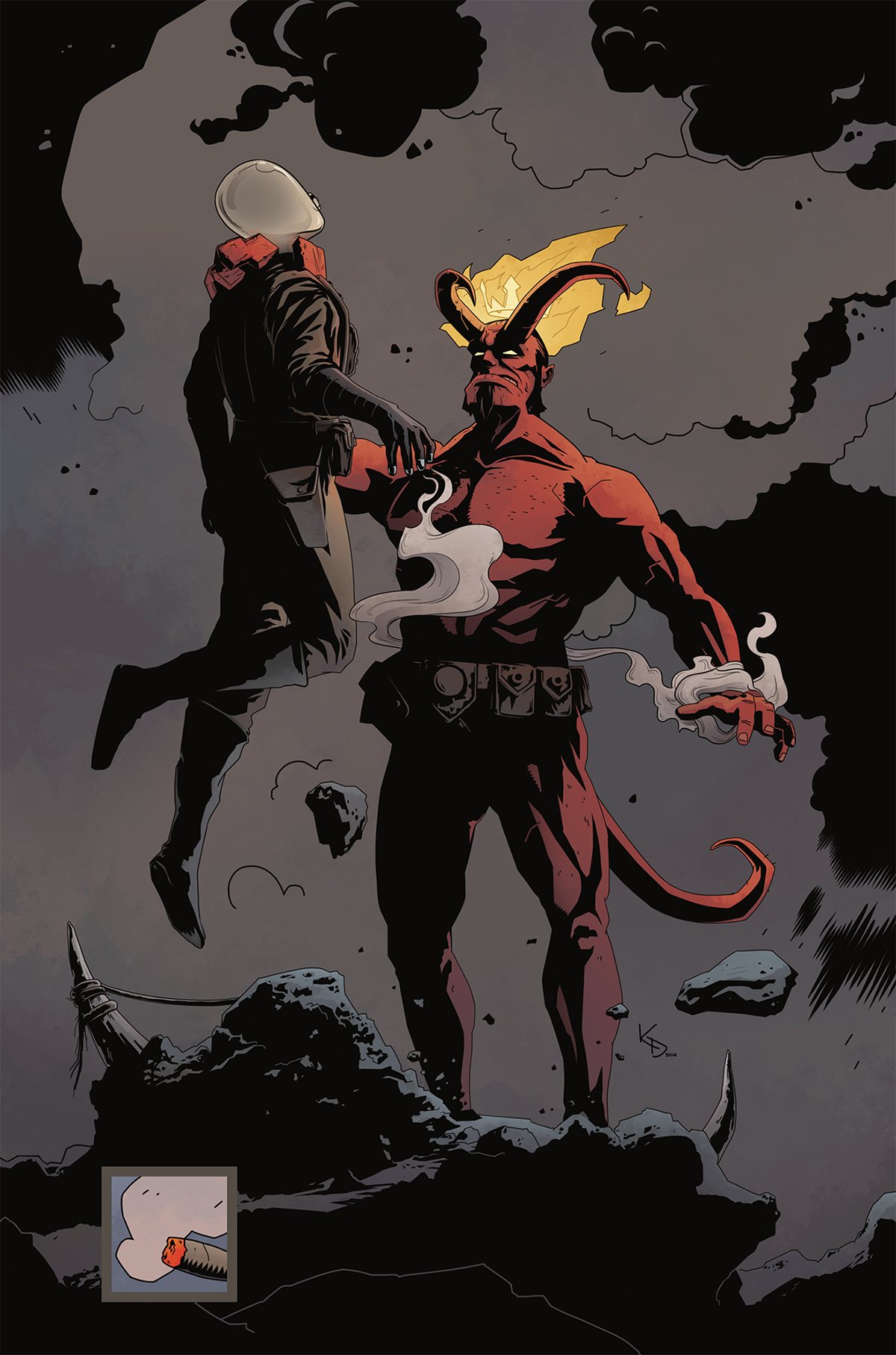 Hellboy art Picture comics