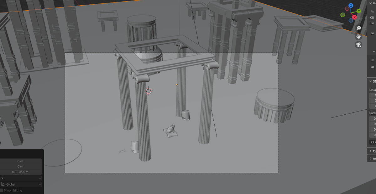 Render rendering 3D architecture blender Digital Art  concept CGI art Cat