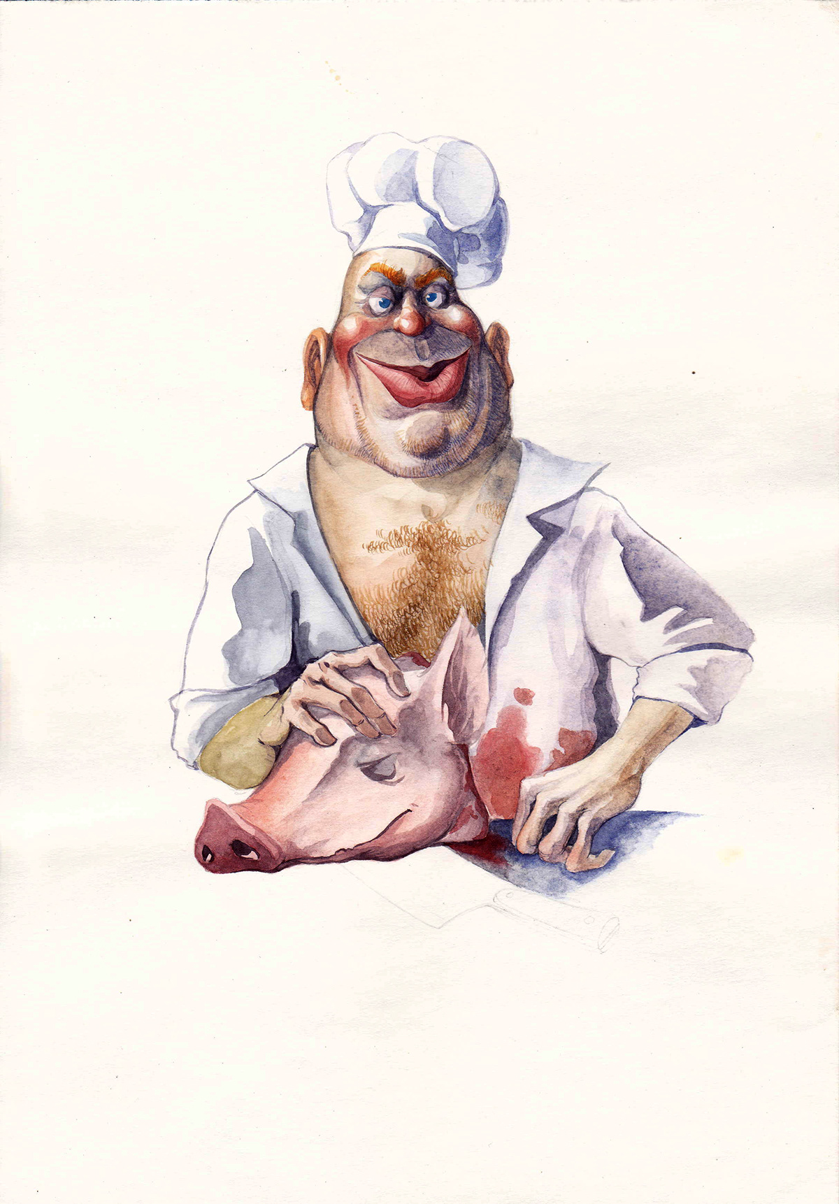 cook pig Character