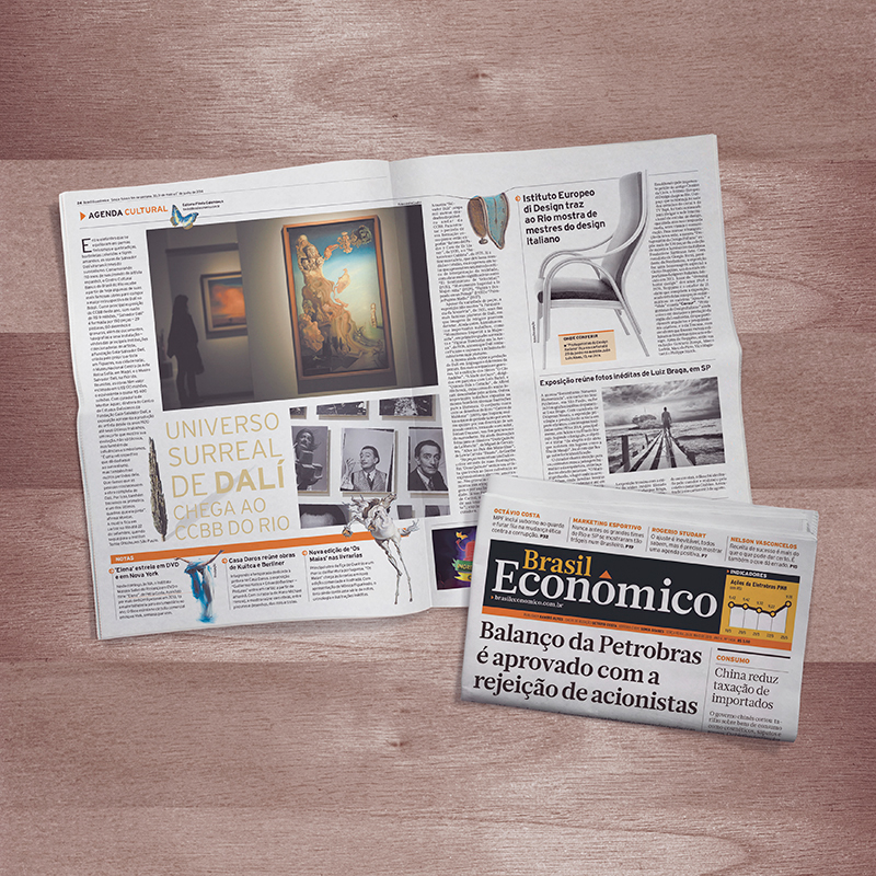 newspaper design graphic design  Economics Design newspaper design printing design Printing economics Brasil Brazil