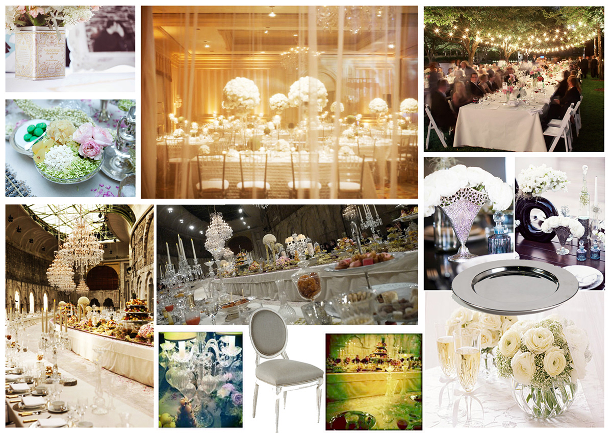 moodboards Creative Projects Weddings parties Event planning